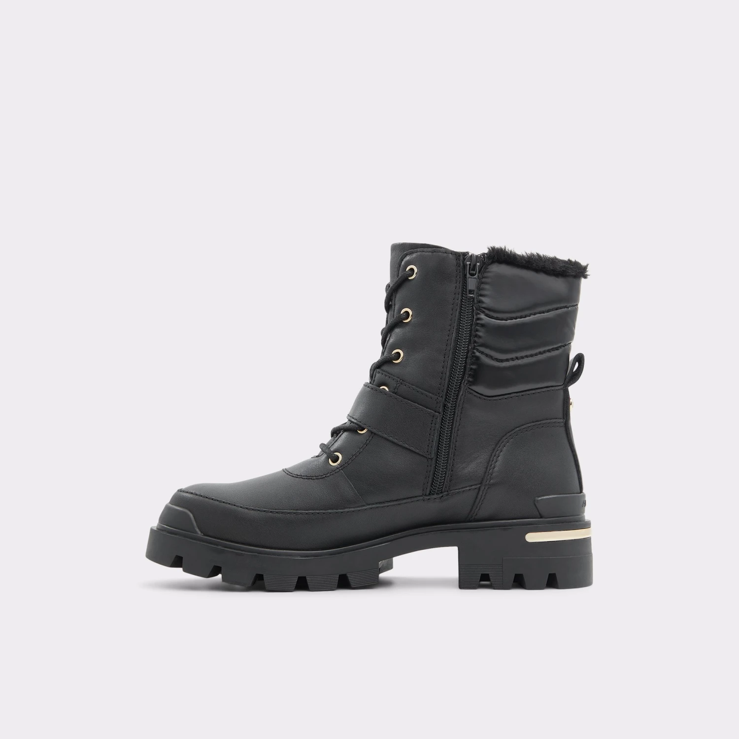 Final Sale - The Item Cannot Be ReturnedAlpaCombat Ankle Boot - Lug Sole 5 Final Sale - The Item Cannot Be ReturnedAlpaCombat Ankle Boot - Lug Sole - Image 3