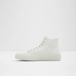 Final Sale - The Item Cannot Be ReturnedAlphaHigh Top Sneaker - Cup Sole -The Aldo Shop alpha white 110 002 033 alt2 sq nt 1200x1200