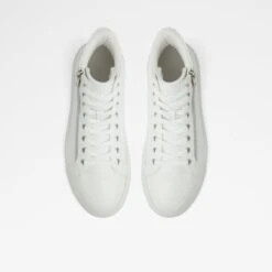 Final Sale - The Item Cannot Be ReturnedAlphaHigh Top Sneaker - Cup Sole -The Aldo Shop alpha white 110 002 033 alt5 sq nt 1200x1200