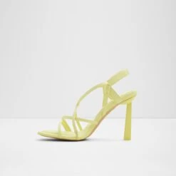 Final Sale - The Item Cannot Be ReturnedAmiliaStrappy Heeled Sandal -The Aldo Shop amilia yellow 740 002 043 alt2 sq nt 1200x1200