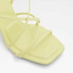 Final Sale - The Item Cannot Be ReturnedAmiliaStrappy Heeled Sandal -The Aldo Shop amilia yellow 740 002 043 alt4 sq nt 1200x1200