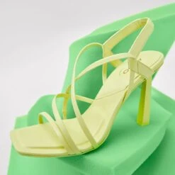Final Sale - The Item Cannot Be ReturnedAmiliaStrappy Heeled Sandal -The Aldo Shop amilia yellow 740 002 043 look part sq nt 1200x1200