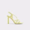 Final Sale - The Item Cannot Be ReturnedAmiliaStrappy Heeled Sandal -The Aldo Shop amilia yellow 740 002 043 main sq gy 1200x1200