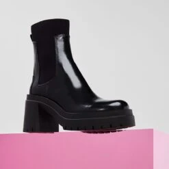 Final Sale - The Item Cannot Be ReturnedBigmoodChelsea Boot - Lug Sole -The Aldo Shop bigmood black 001 001 042 look part sq nt 1200x1200