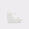 Final Sale - The Item Cannot Be ReturnedBodessaWedge Sandal - Wedge Heel -The Aldo Shop bodessa white 100 002 043 main sq gy 1200x1200
