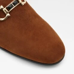 Final Sale - The Item Cannot Be ReturnedBowtieLoafer -The Aldo Shop bowtie brown 220 002 046 alt4 sq nt 1200x1200