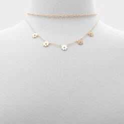 Layered Statement Necklace for Women - Caprica Multi-Strand Jewelry -The Aldo Shop caprica gold 710 alt1 sq gy 2000x2000