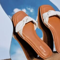 &New NewCarranariaSlide Sandal -The Aldo Shop carranaria white 100 001 043 look part sq nt 1200x1200