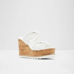 SaleCorkyWedge Sandal - Wedge Heel -The Aldo Shop corky white 100 002 043 alt3 sq nt 1200x1200