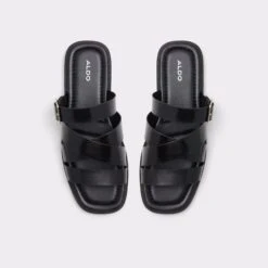 &New NewDampelStrappy Flat Sandal -The Aldo Shop dampel black 009 001 042 alt5 sq gy 2000x2000
