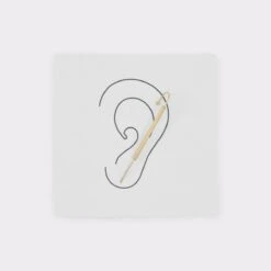 Daramaver Gold Plated Statement Cuff Earrings