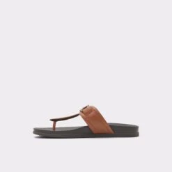 DeckslideT-strap Sandal -The Aldo Shop deckslide brown 220 001 025 alt2 sq gy 2000x2000
