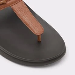 DeckslideT-strap Sandal -The Aldo Shop deckslide brown 220 001 025 alt4 sq gy 2000x2000
