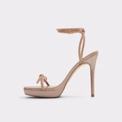 DomenicaStrappy Heeled Sandal - Platform -The Aldo Shop domenica brown 230 002 042 alt2 sq gy 2000x2000