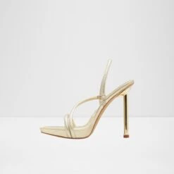 DorahSling Back Heeled Sandal -The Aldo Shop dorah gold 710 002 044 alt2 sq nt 1200x1200