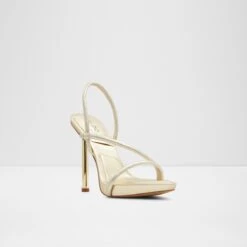 DorahSling Back Heeled Sandal -The Aldo Shop dorah gold 710 002 044 alt3 sq nt 1200x1200