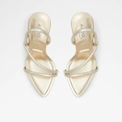 DorahSling Back Heeled Sandal -The Aldo Shop dorah gold 710 002 044 alt5 sq nt 1200x1200