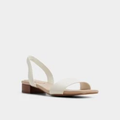 DorennaSling Back Sandal -The Aldo Shop dorenna white 100 001 043 alt3 sq gy 2000x2000