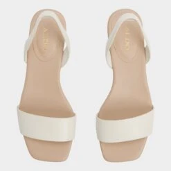 DorennaSling Back Sandal -The Aldo Shop dorenna white 100 001 043 alt5 sq gy 2000x2000