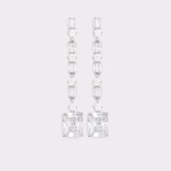 Edauwiel Cubic Zirconia Pendant Earrings - Elegant Drop Design