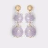 Elegant Emblem Statement Earrings for Women's Fashion -The Aldo Shop emblem purple 530 main sq gy 1200x1200