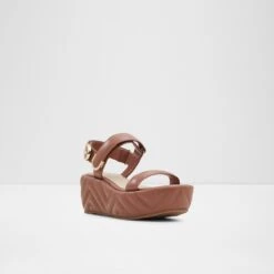 Final Sale - The Item Cannot Be ReturnedEroellanWedge Sandal - Platform -The Aldo Shop eroellan brown 221 002 043 alt3 sq nt 1200x1200