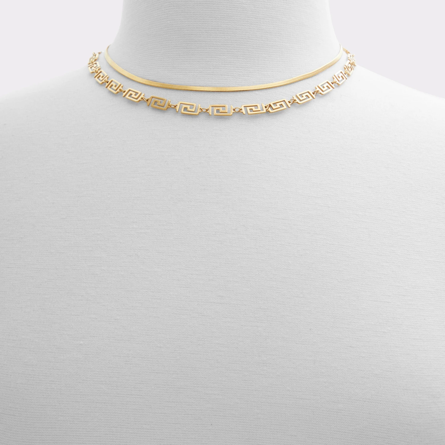 SaleFaredelia Layered Statement Necklace in Stainless Steel 4 SaleFaredelia Layered Statement Necklace in Stainless Steel - Image 2