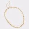 SaleFaredelia Layered Statement Necklace in Stainless Steel -The Aldo Shop faredelia gold 710 main sq gy 1200x1200