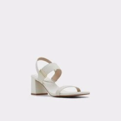 &New NewFidlesStrappy Heeled Sandal -The Aldo Shop fidles white 100 001 043 alt3 sq gy 2000x2000
