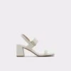 &New NewFidlesStrappy Heeled Sandal -The Aldo Shop fidles white 100 001 043 main sq gy 1200x1200