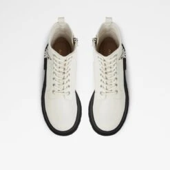 Final Sale - The Item Cannot Be ReturnedGrandeurCombat Boots - Lug Sole -The Aldo Shop grandeur white 115 001 043 alt5 sq nt 1200x1200