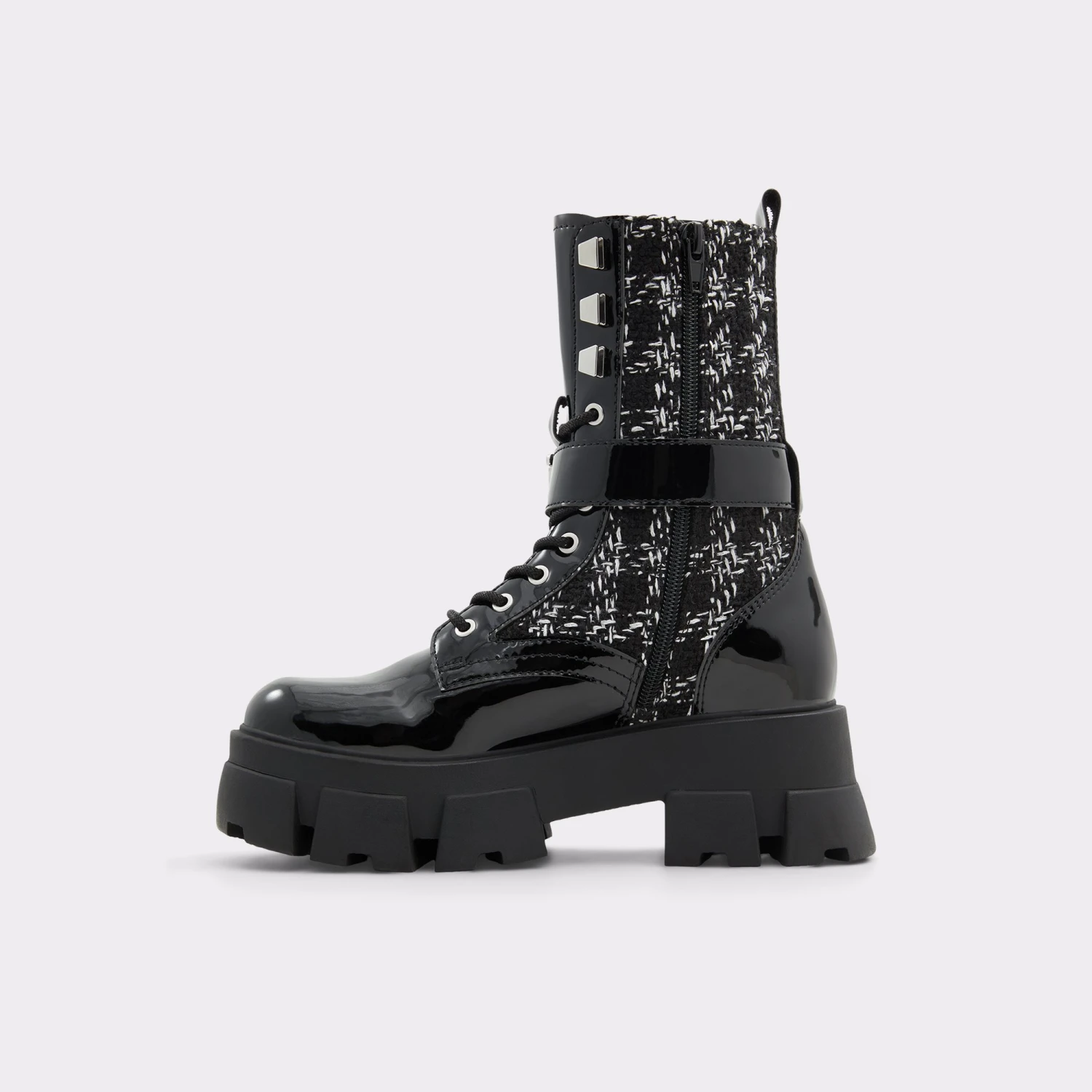 Final Sale - The Item Cannot Be ReturnedGrandleapCombat Boots - Lug Sole 6 Final Sale - The Item Cannot Be ReturnedGrandleapCombat Boots - Lug Sole - Image 4