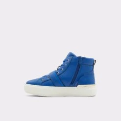 Final Sale - The Item Cannot Be ReturnedHalennaHigh Top Sneaker - Cup Sole -The Aldo Shop halenna blue 400 002 029 alt2 sq gy 2000x2000