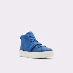 Final Sale - The Item Cannot Be ReturnedHalennaHigh Top Sneaker - Cup Sole -The Aldo Shop halenna blue 400 002 029 alt3 sq gy 2000x2000