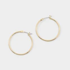 Jaborosa Gold Plated Hoop Earrings