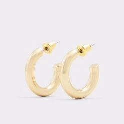 Jenniaa Brass Hoop Earrings - Fun & Stylish Statement Jewelry