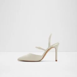 Final Sale - The Item Cannot Be ReturnedJeriebaenStrappy Heeled Shoe - Stiletto Heel -The Aldo Shop jeriebaen white 110 001 043 alt2 sq nt 1200x1200