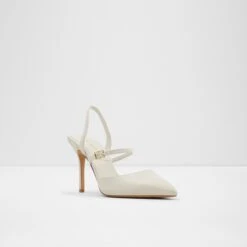Final Sale - The Item Cannot Be ReturnedJeriebaenStrappy Heeled Shoe - Stiletto Heel -The Aldo Shop jeriebaen white 110 001 043 alt3 sq nt 1200x1200