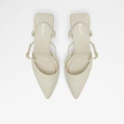 Final Sale - The Item Cannot Be ReturnedJeriebaenStrappy Heeled Shoe - Stiletto Heel -The Aldo Shop jeriebaen white 110 001 043 alt5 sq nt 1200x1200