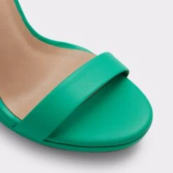 &New NewKatStrappy Heeled Sandal - Stiletto Platform -The Aldo Shop kat green 301 002 043 alt4 sq gy 2000x2000