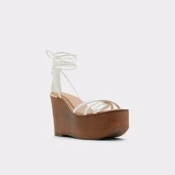 SaleLamarinaStrappy Wedge Sandal - Wedge Heel -The Aldo Shop lamarina white 100 001 043 alt3 sq gy 2000x2000