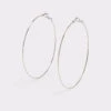 Leota Hoop Earrings - Fun and Stylish Metal Fashion Accessories -The Aldo Shop leota silver 040 main sq gy 1200x1200