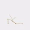 Pillow WalkLokurrSling Back Heeled Sandal -The Aldo Shop lokurr white 110 002 043 main sq gy 1200x1200