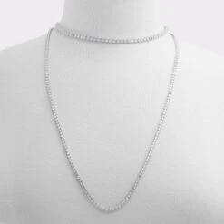 SaleLontar Layered Cubic Zirconia Statement Necklace -The Aldo Shop lontar multi 973 alt1 sq gy 2000x2000