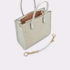 &New NewMaraxSatchel Tote Bag -The Aldo Shop marax white 112 002 029 alt2 sq gy 2000x2000