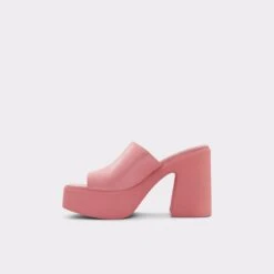 Final Sale - The Item Cannot Be ReturnedMelceeHeeled Mule - Platform -The Aldo Shop melcee pink 650 001 043 alt2 sq gy 2000x2000