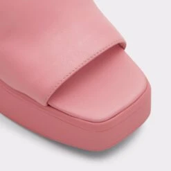 Final Sale - The Item Cannot Be ReturnedMelceeHeeled Mule - Platform -The Aldo Shop melcee pink 650 001 043 alt4 sq gy 2000x2000