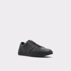 Pillow WalkMonospecLow Top Sneaker - Cup Sole -The Aldo Shop monospec black 001 002 043 alt3 sq gy 2000x2000