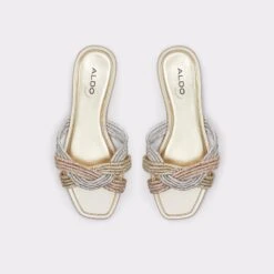 Dazzling Rhinestone Slide Sandals - Women's Square Toe Flat Slip-Ons 13 Dazzling Rhinestone Slide Sandals - Women's Square Toe Flat Slip-Ons -The Aldo Shop naira yellow 741 002 029 alt5 sq gy 2000x2000