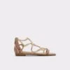 OcceranFlat Caged Sandal -The Aldo Shop occeran white 121 002 029 main sq gy 1200x1200
